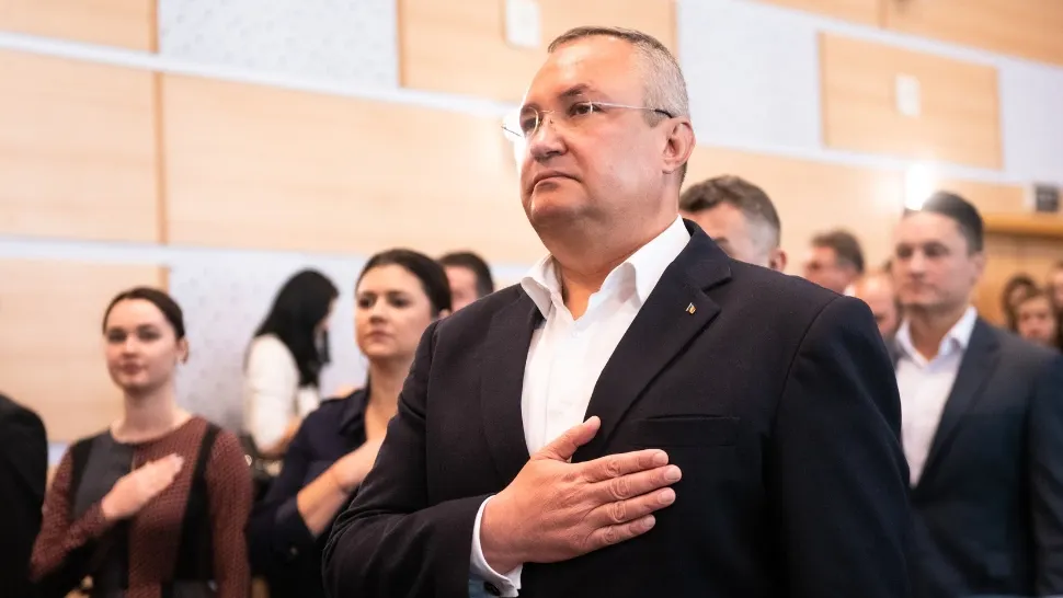 Ciucă și-a lansat programul cu o declarație tranșantă la adresa lui Ciolacu: "Avea un scenariu clar cu AUR și George Simion. Eu cu PSD nu mai fac guvernare"