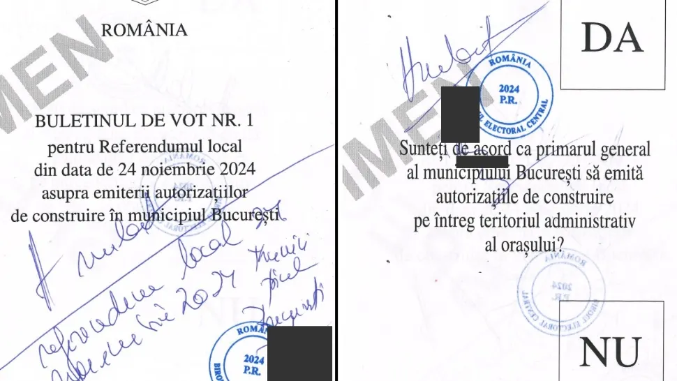 Referendum București 2024: S-a atins pragul de validare a referendumului din București - date oficiale AEP