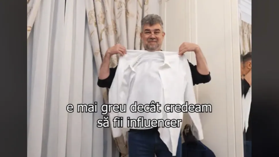 Cum se pregătește Ciolacu pentru o zi la Guvern. Premierul a făcut publice secvențele "cut out": E greu să fii influencer