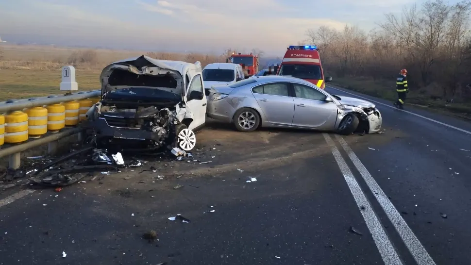 Accident rutier GRAV în Giurgiu! Printre victime se numără o copilă de 10 ani și un bărbat de 55 de ani