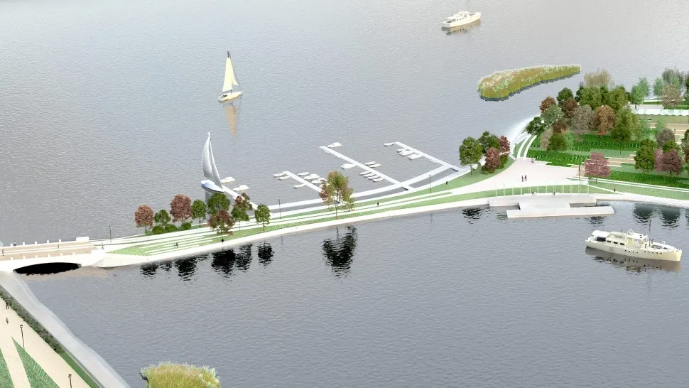 Insula Lacul Morii a intrat în reabilitare. Autoritățile vor să o transforme într-un adevărat paradis urban