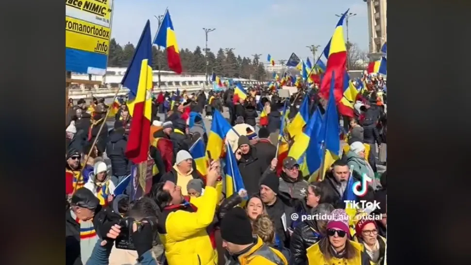 Mobilizare masivă pe rețelele sociale pentru marele PROTEST din 1 Martie, din Capitală - VIDEO