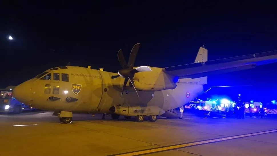 MApN: Trei pacienți palestinieni și aparținătorii lor, duși cu o aeronavă Spartan în Norvegia 