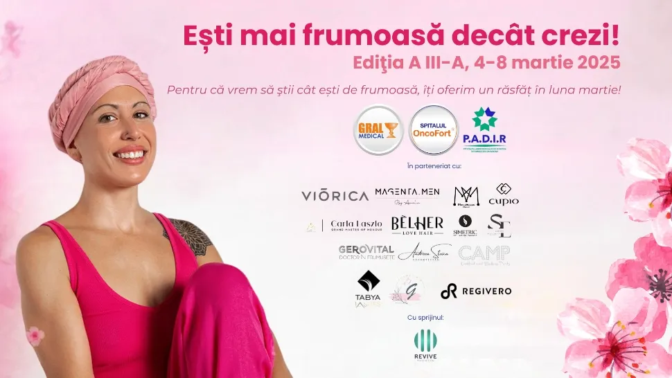 “Ești mai frumoasă decât crezi” - campania GRAL Medical & OncoFort și P.A.D.I.R. a ajuns la ediția a III-a