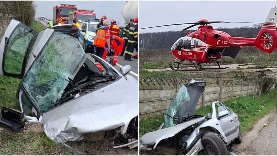 Tragedie pe DN5. O femeie în vârstă de 74 de ani a murit în urma unui grav accident