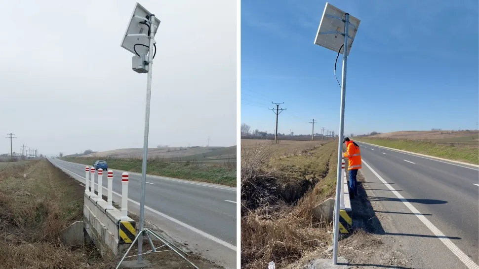 Se întâmplă în Vaslui. Siguranța circulației a fost pusă în pericol, după ce hoții au furat acumulatorii de la semnalizarea rutieră 