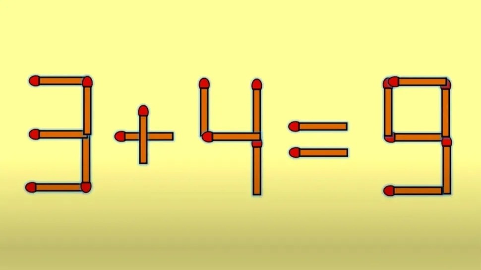 Testul IQ de joi! Oamenii extrem de deștepți pot corecta 3+4=9