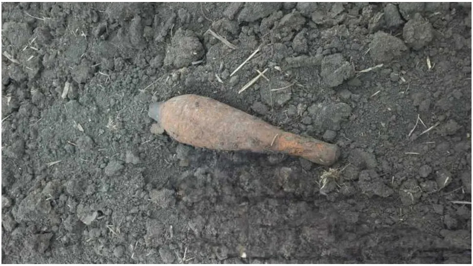 Alertă în Olt. Bombă cu focosul activ, descoperită în timpul unor lucrări agricole