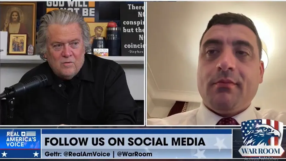 George Simion, interviu pentru renumitul Steve Bannon: "Într-o lună îl vom pune pe Călin Georgescu la conducerea României. Câștigăm în stil mare!"