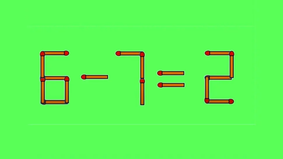 Testul IQ de luni! Doar puțini români pot corecta ecuația 6-7=2