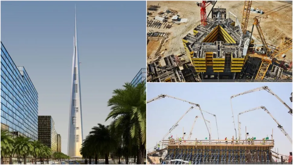 Arabia Saudită ridică cel mai înalt turn din lume: proiectul de 157 de etaje este pus în practică cu o viteză inedită