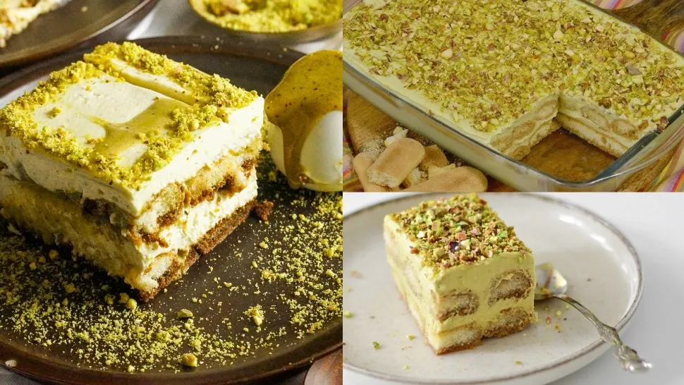 Rețetă de tiramisu cu fistic. Un delicu plin de savoare pe care trebuie să îl încerci 