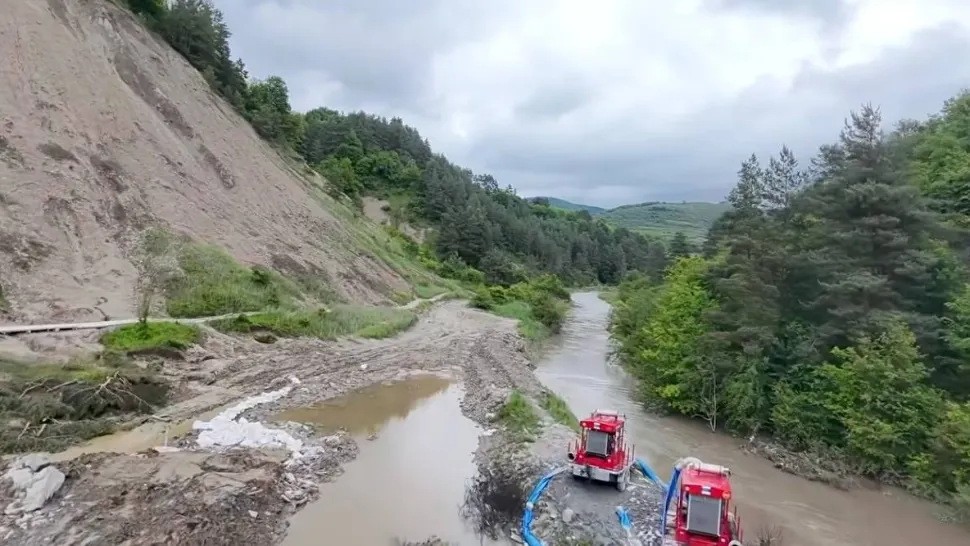Inundațiile devastatoare de la Salina Praid. Ministrul Mediului: „Sper să nu vorbim și despre un dezastru ecologic!”