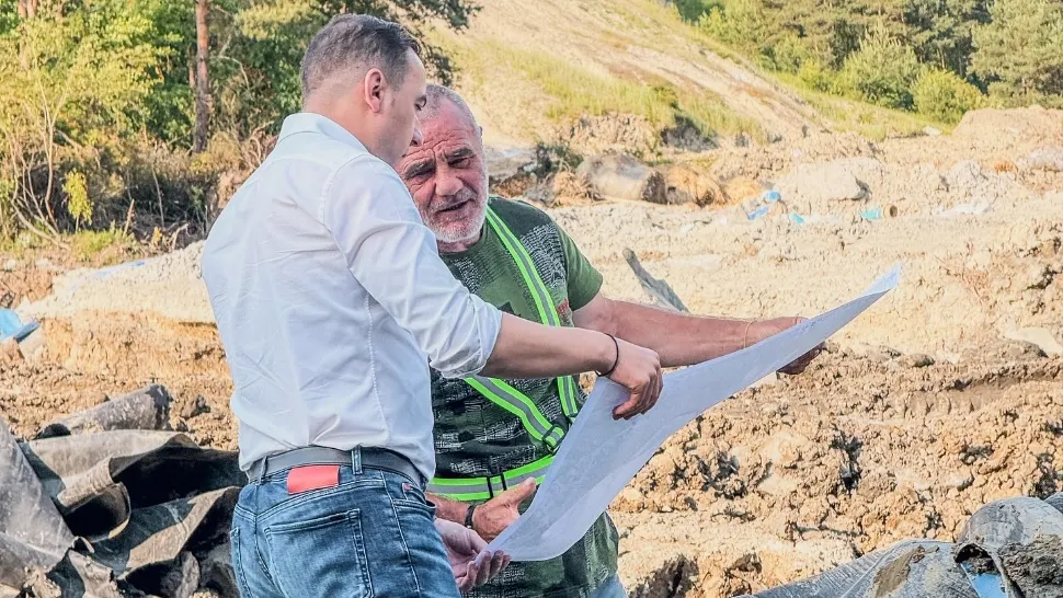 Ministrul Economiei, în vizită pe șantierul de la Praid: ”Am cerut o transparentizare totală a graficului zilnic  de lucrări”