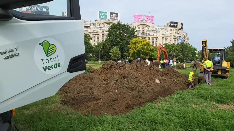 Au început lucrările la Planșeul Unirii. Nicio stradă nu este închisă, deocamdată, circulației
