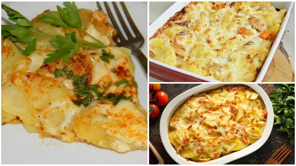 Cartofi cu mozzarella la cuptor. Rețeta simplă, delicioasă și rapidă pe care trebuie să o încerci 