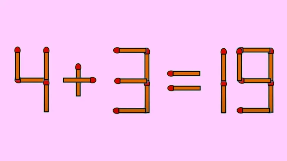 Testul IQ de LUNI! Doar mințile LUMINATE pot corecta 4+3=19