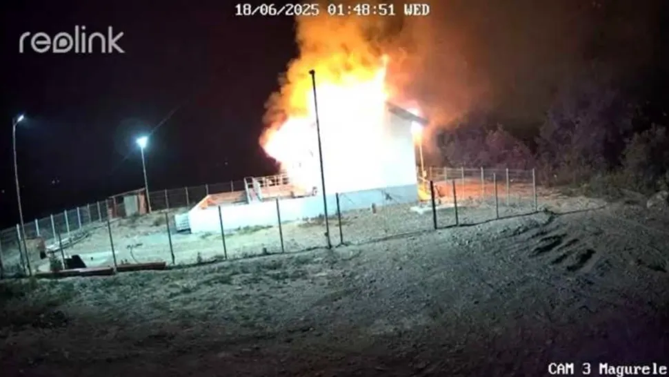 Incendiu provocat la o stație de epurare de către un bărbat cu probleme psihice: pagube de peste 500.000 de euro