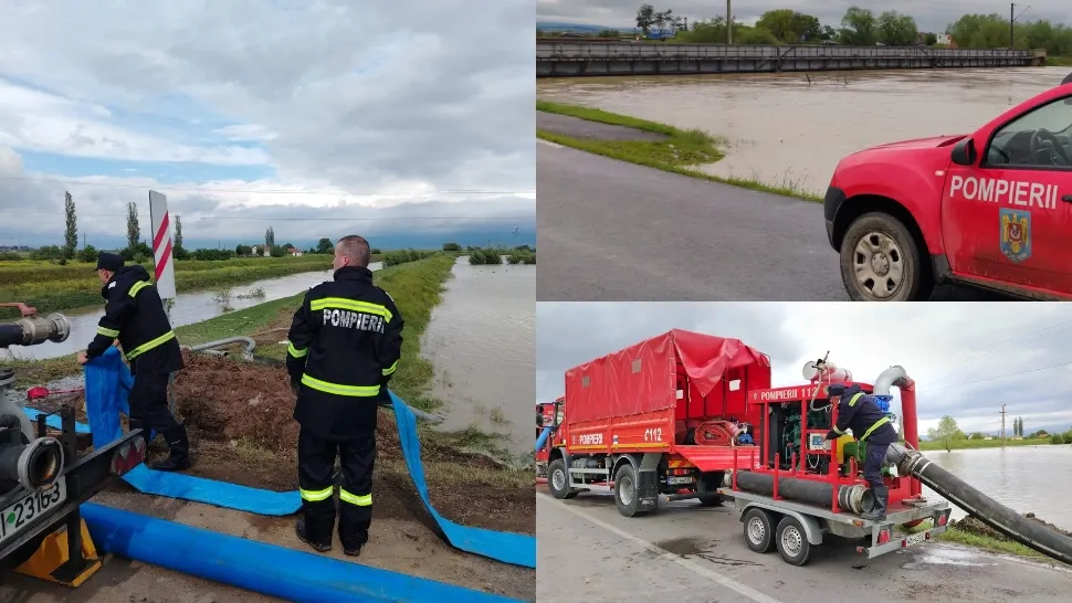 Mobilizare de urgență la MAI și DSU în fața codului portocaliu de potop: Forțe dislocate în județele critice și mesaje RO-ALERT transmise populației