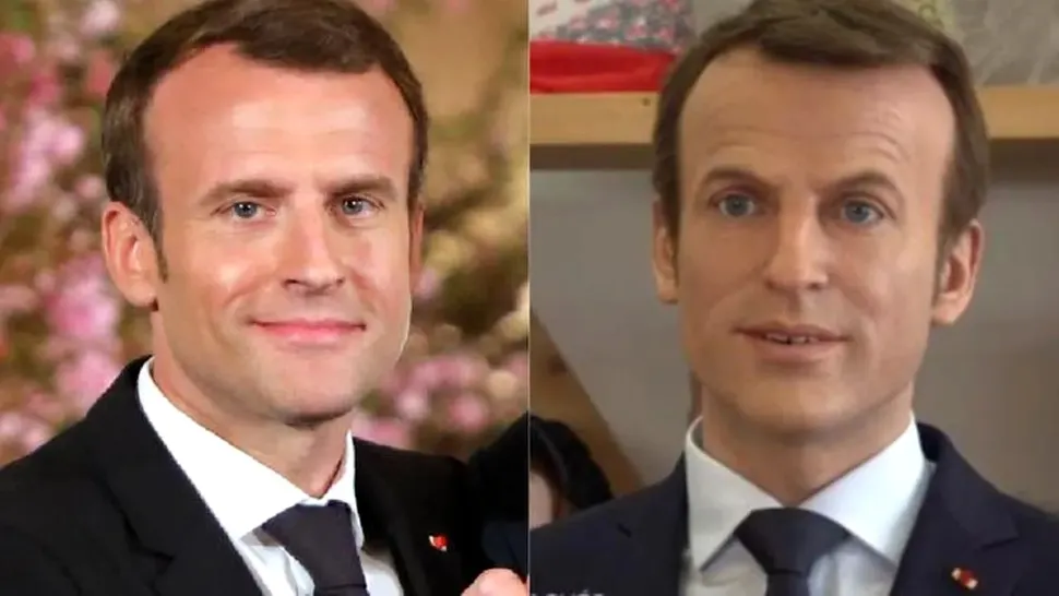Statuia de ceară a președintelui Emmanuel Macron, furată din celebrul muzeu Grévin din Paris