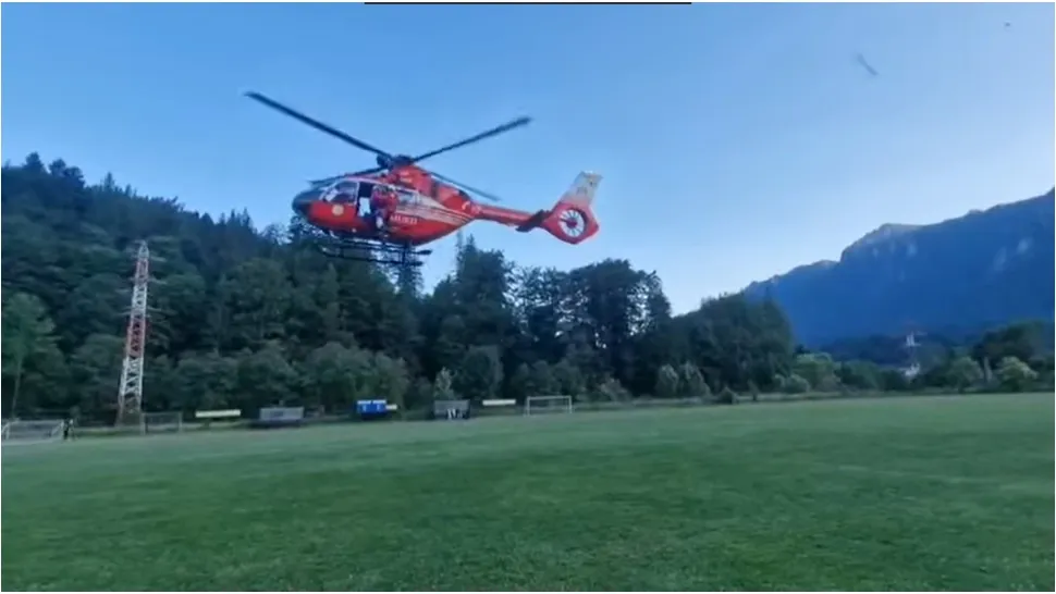 Turistă accidentată în Munții Bucegi. Intervine elicopterul SMURD - VIDEO 