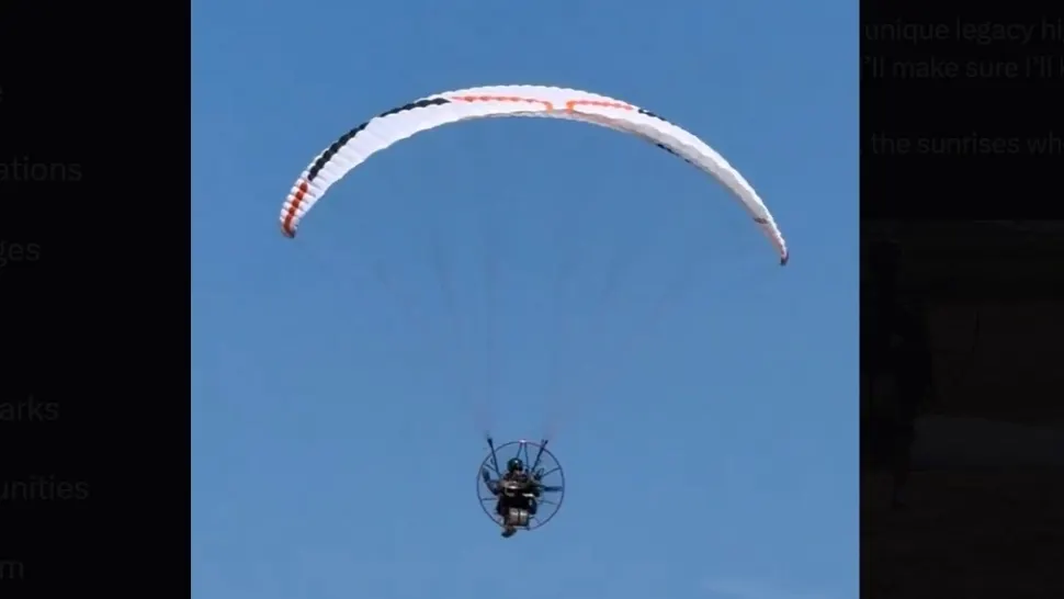 Mihaela Rădulescu a publicat pe platforma X o filmare cu ultimul zbor al lui Felix Baumgartner VIDEO