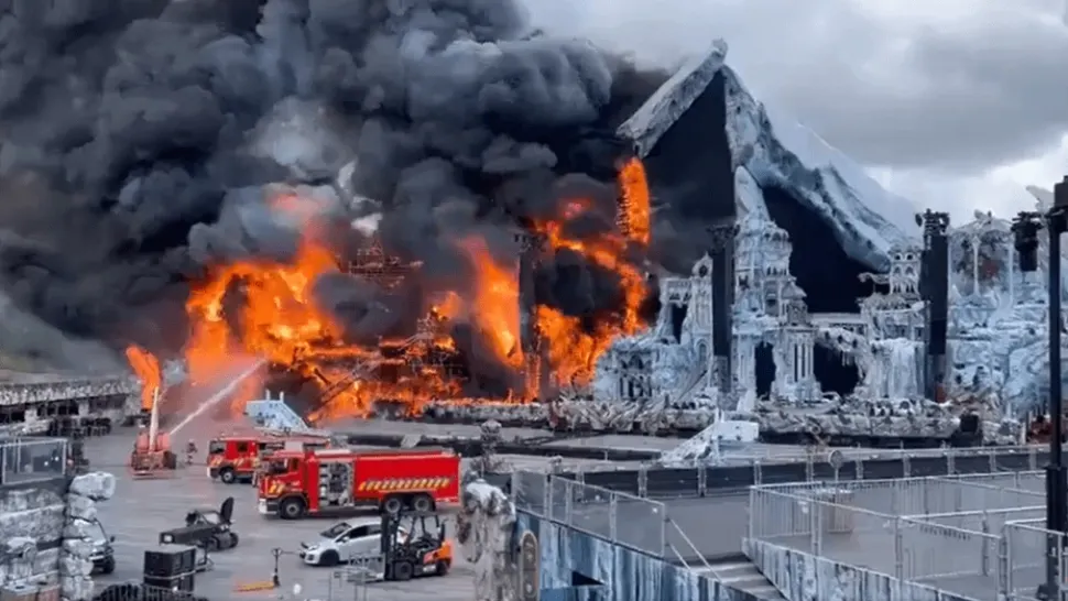Incendiu GIGANTIC pe scena unuia dintre cele mai mari festivaluri muzicale din Europa – VIDEO