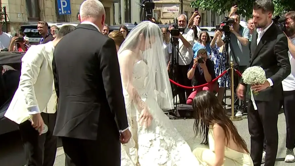 Nuntă de poveste pentru Kira Hagi: meniu extravagant și cadouri regale pentru fiica „Regelui” fotbalului românesc. Cu ce s-au delectat invitații?