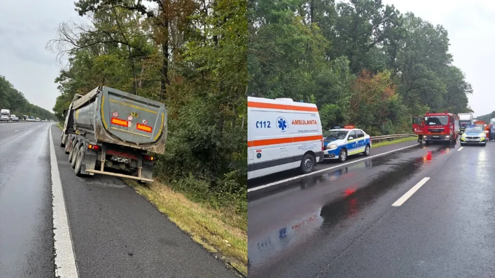 Noi detalii terifiante în cazul tragediei de pe autostradă. Cei doi tineri care s-au aruncat îmbrățișați în fața tirului au fost identificați: trăiau o iubire interzisă