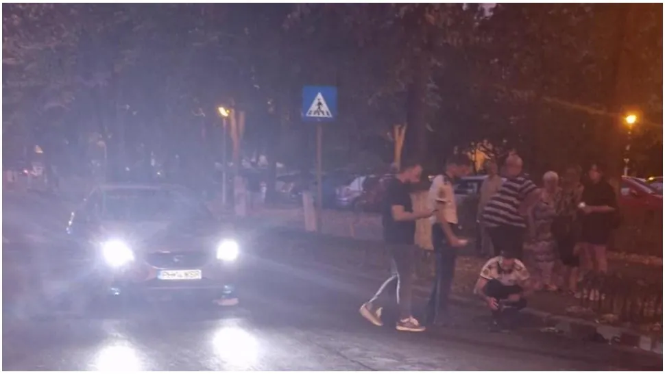 Accident grav în Ploiești. Un polițist aflat în timpul liber a lovit un bărtân care traversa strada pe trecerea pentru pietoni