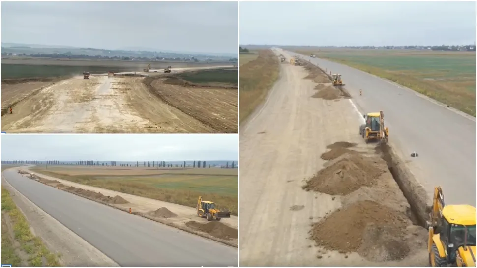 Lucrările pe tronsonul Bacău-Pașcani al Autostrăzii Moldovei se apropie de 40%. Când vor putea românii să circule pe acest drum 
