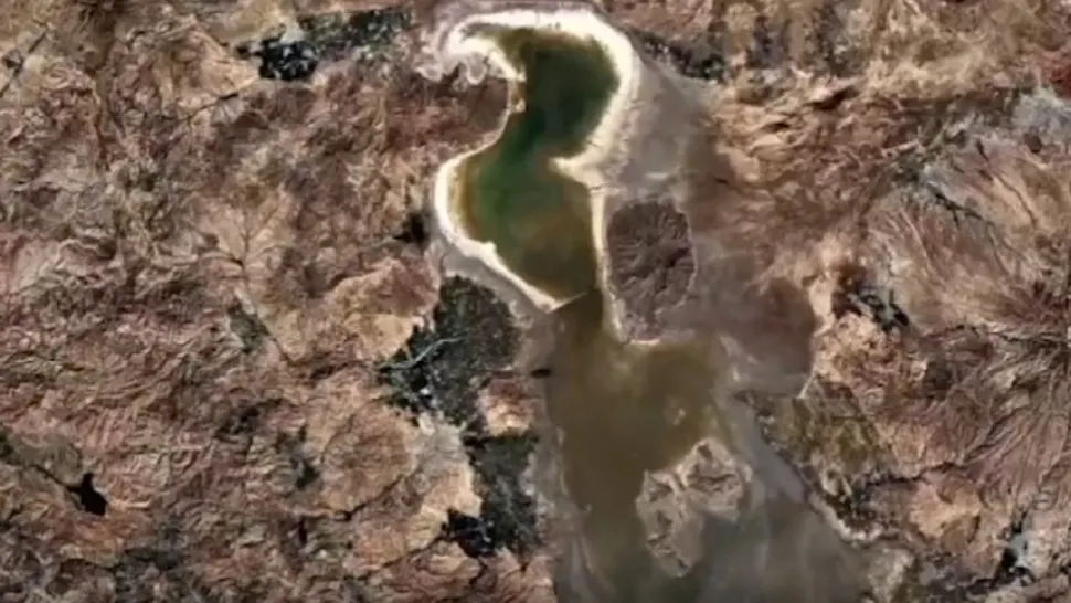 Cel mai mare lac din nordul Iranului a secat complet și nu se mai află pe hartă