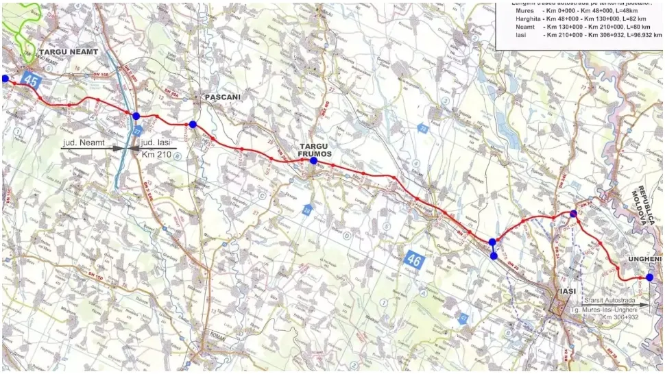  CNIR a desemnat câștigătorul contractului pentru construirea primului tronson al Autostrăzii A 8 Târgu Neamţ – Iaşi – Ungheni. Anunțul ministrului Transporturilor
