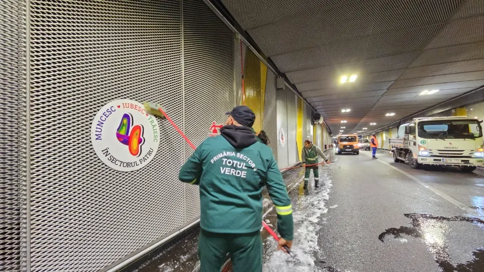 Pasajul Unirii a trecut printr-o nouă etapă de igienizare FOTO