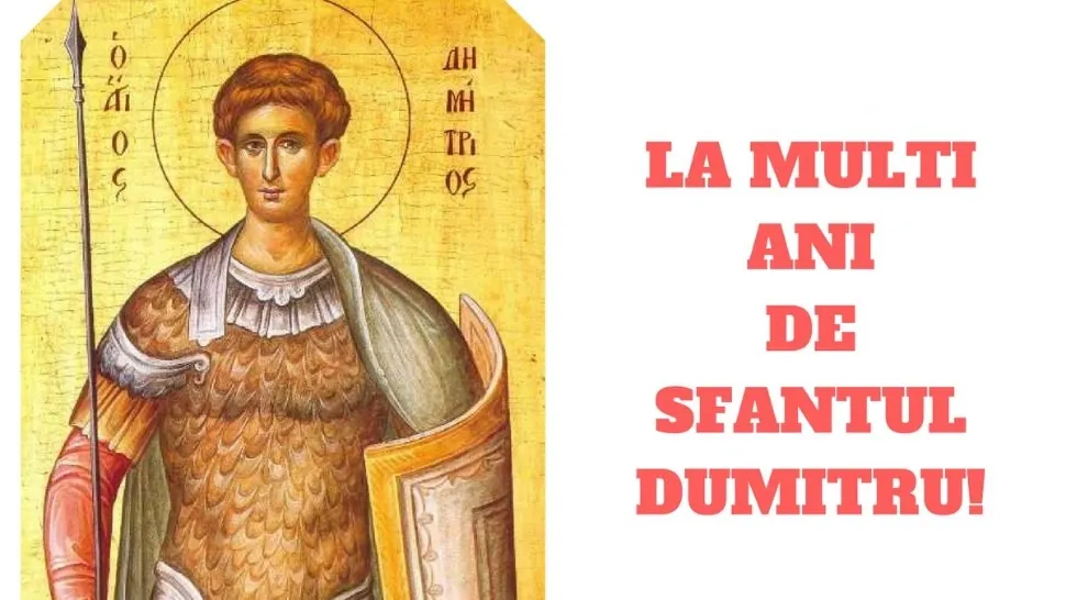 Sărbătoare mare, azi în România. Românii îl sărbătoresc pe Sfântul Dumitru: cruce roșie în calendarul ortodox