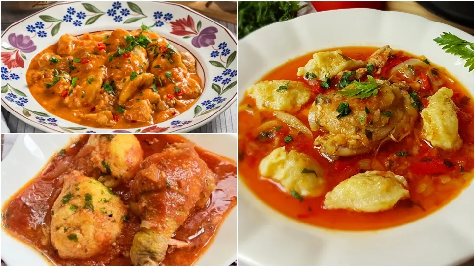 Papricaș de pui cu găluște. Rețeta simplă și delicioasă pe care gospodinele din Ardeal au ținut-o secretă ani la rând 