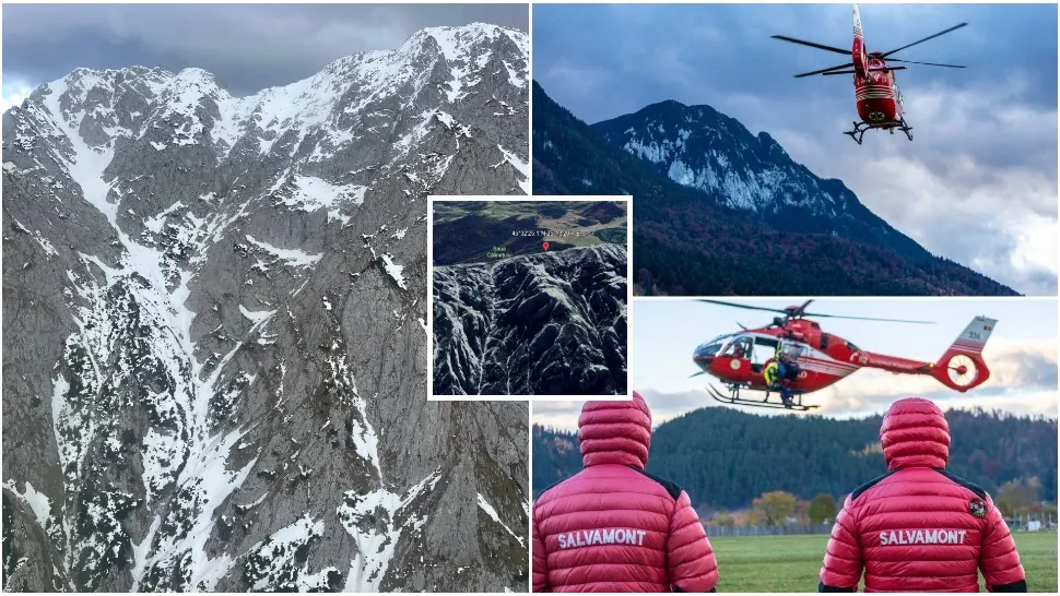  O nouă tragedie a avut loc în Munții Piatra Craiului. Un bărbat de 47 de ani a murit, după ce a căzut în gol 250 – 300 de metri