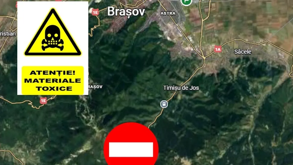 Trafic blocat pe DN1! Pericol de scurgeri după ce o cisternă cu substanțe periculoase s-a răsturnat la Timișul de Sus