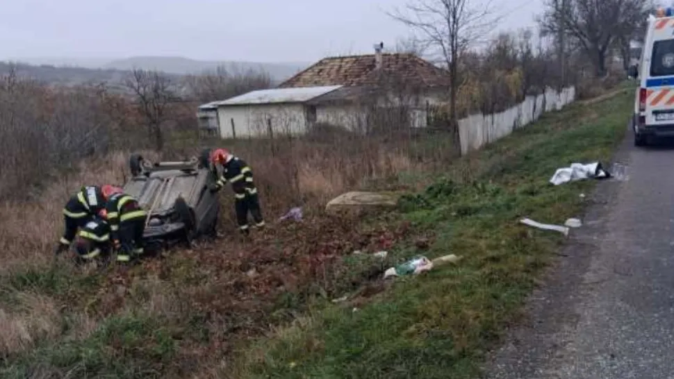 Accident cumplit în Vaslui: un copil de un an, proiectat prin parbrizul mașinii