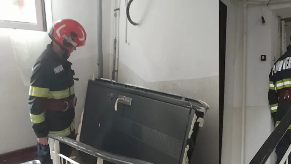 Explozie într-un bloc din Râmnicu Sărat. Aproximativ 50 de persoane s-au autoevacuat, imagini teribile din apartamentul  distrus - VIDEO