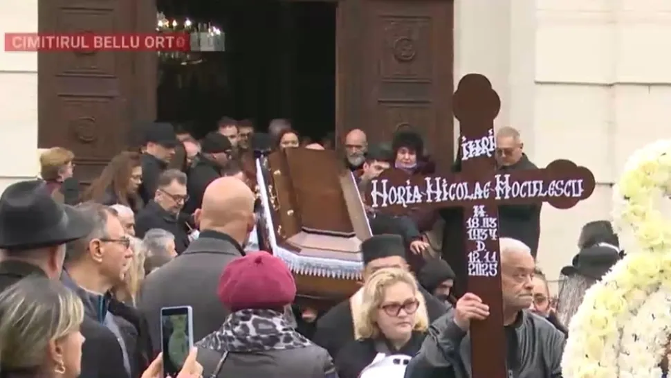 Marele compozitor Horia Moculescu a fost condus pe ultimul drum. Ultim omagiu pentru artist adus de familie și prieteni