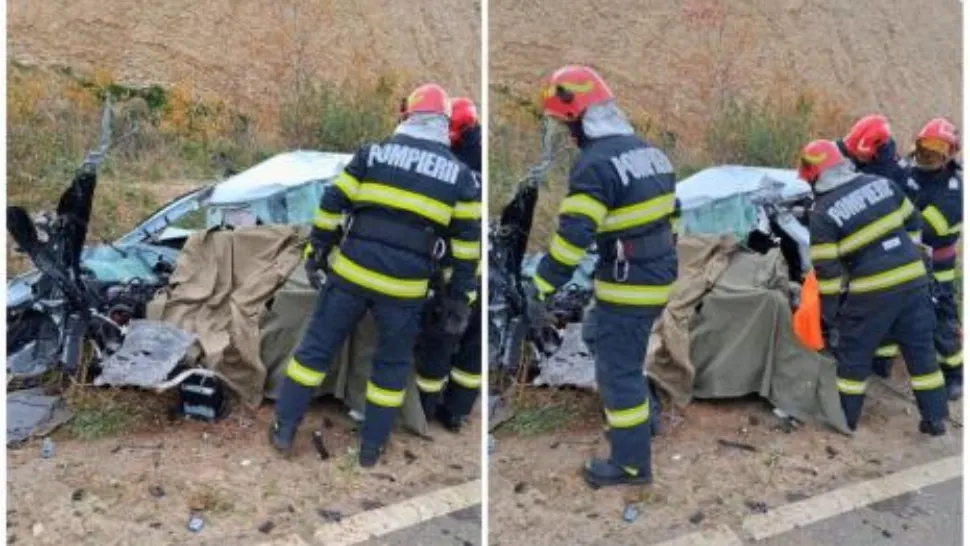 Accident terifiant în Bihor: un bărbat a murit după impactul dintre un TIR și o mașină. A fost necesară intervenția elicopterului SMURD