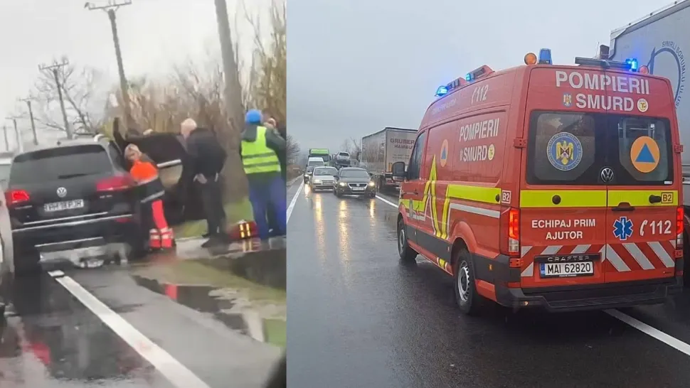 Scene TERIBILE în trafic. Un primar din Mehedinți a făcut stop cardiac și a murit în autoturism – VIDEO