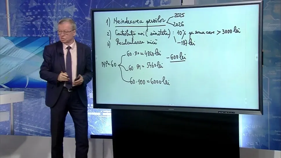 Profesorul Hadăr a făcut calculele pe care Bolojan le-ar dori ascunse. Cu cât au sărăcit pensionarii în urma măsurilor de austeritate – VIDEO