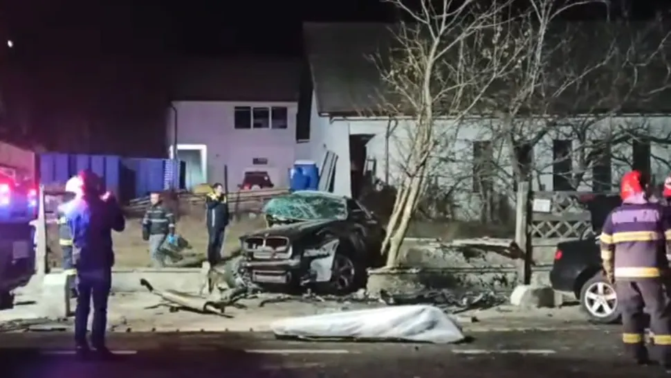 Tragedie rutieră în a doua zi de Crăciun! 2 oameni au murit într-un accident petrecut în Bistrița-Năsăud. Momentul impactului, surprins pe camere – VIDEO