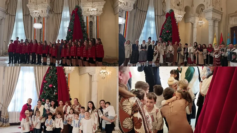 Mirabela Grădinaru, colindată la Palatul Cotroceni. Imagini inedite cu partenera de viață a președintelui Nicușor Dan -FOTO/VIDEO