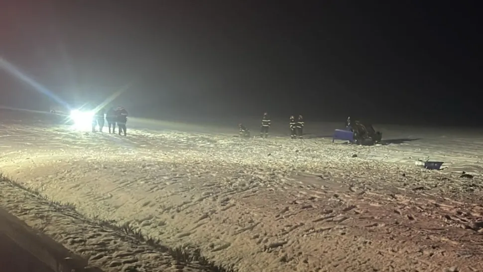 Accident grav în Dolj. Doi oameni au murit după ce autoturismul a părăsit carosabilul și s-a răsturnat