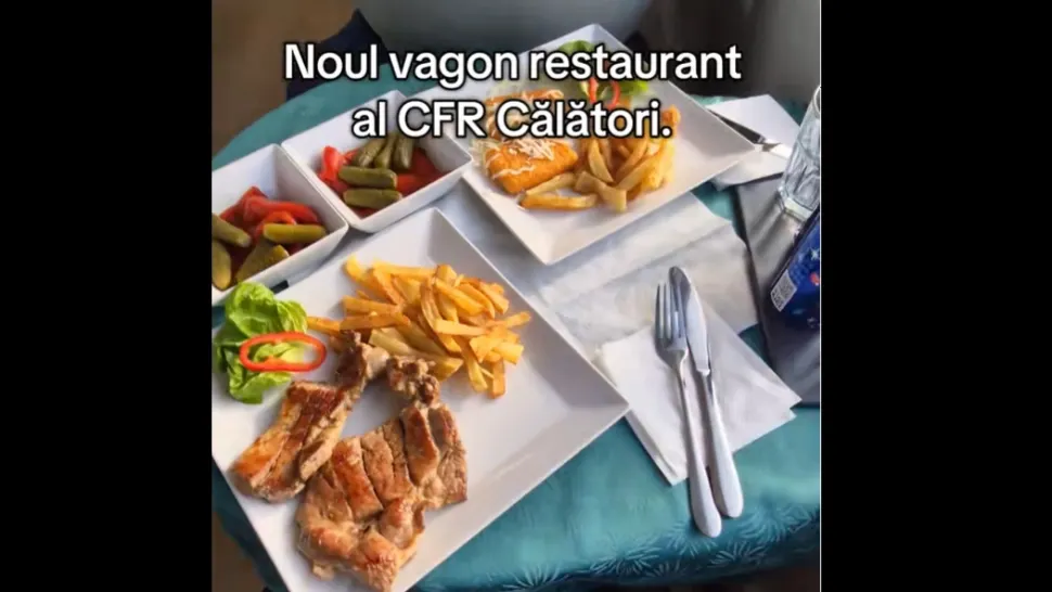 Ce poți să mănânci în noile vagoanele restaurant ale CFR și cât te costă. Imaginile care au uimit internauții - VIDEO