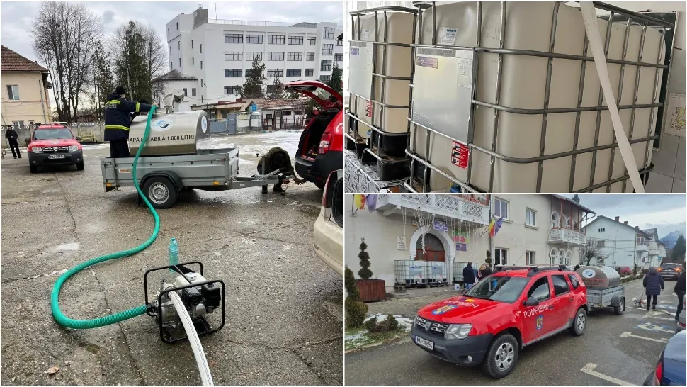 Patru localități din județul Brașov, fără apă potabilă în urma unui incident ecologic. DSU: Aproximativ 11.000 de consumatori sunt afectaţi