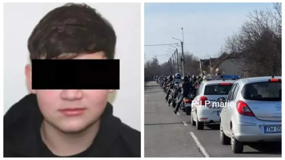 Val de emoție la Cenei: sute de motocicliști l-au condus pe Mario Berinde pe ultimul drum